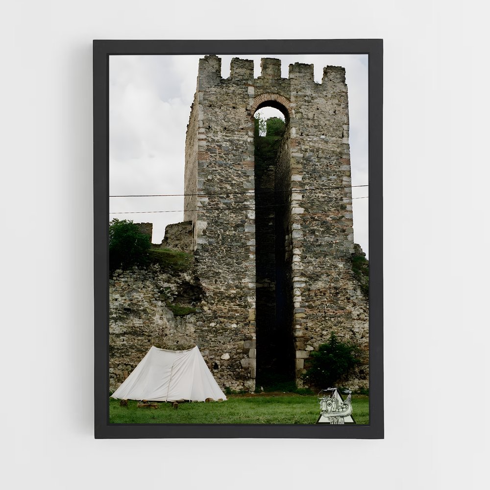 Poster Le Château de Pierre – affiche Buhurt (vue 2)